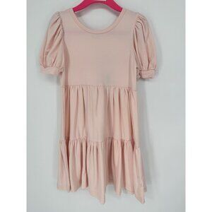 DotDotSmile Girls Light Pink Tier Dress Size 3/4 Soft New with Tags